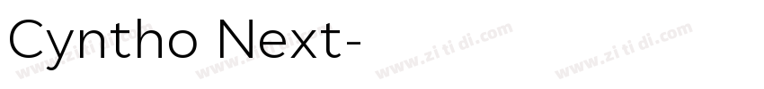 Cyntho Next字体转换 Cyntho Next字体转换